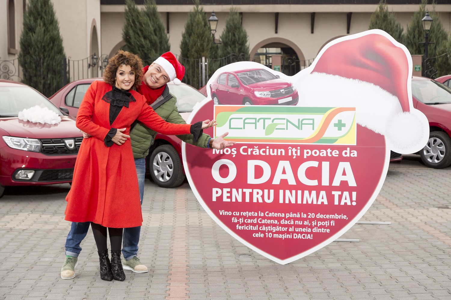 Nico și Adrian Enache într-o campanie Catena