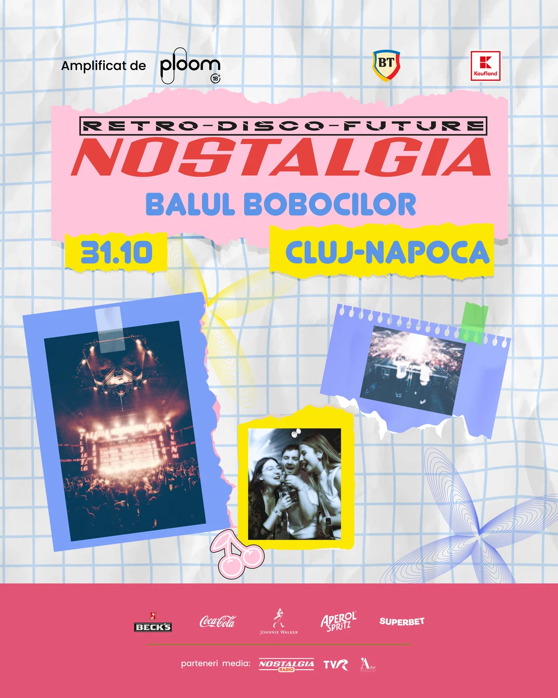 Clujul se întoarce la Balul Bobocilor. NOSTALGIA aduce o seară retro la BT Arena