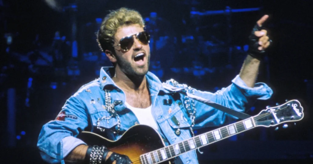 Chitara lui George Michael din „Faith”, adjudecată pentru 180.000 de lire